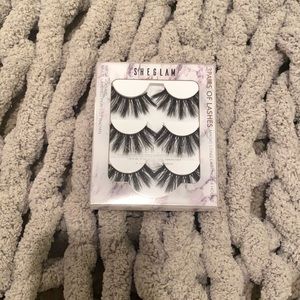 Long faux lashes